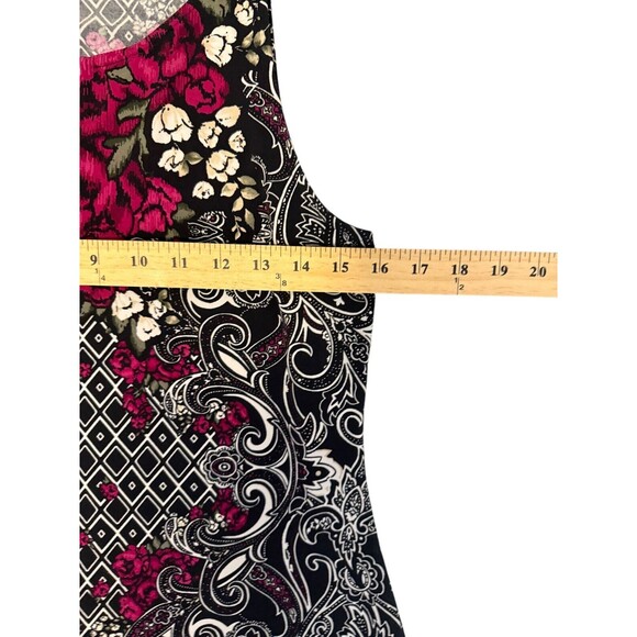 WHITE HOUSE BLACK MARKET Women's Polyester Tank‎ Top Floral Size S - Picture 7 of 8